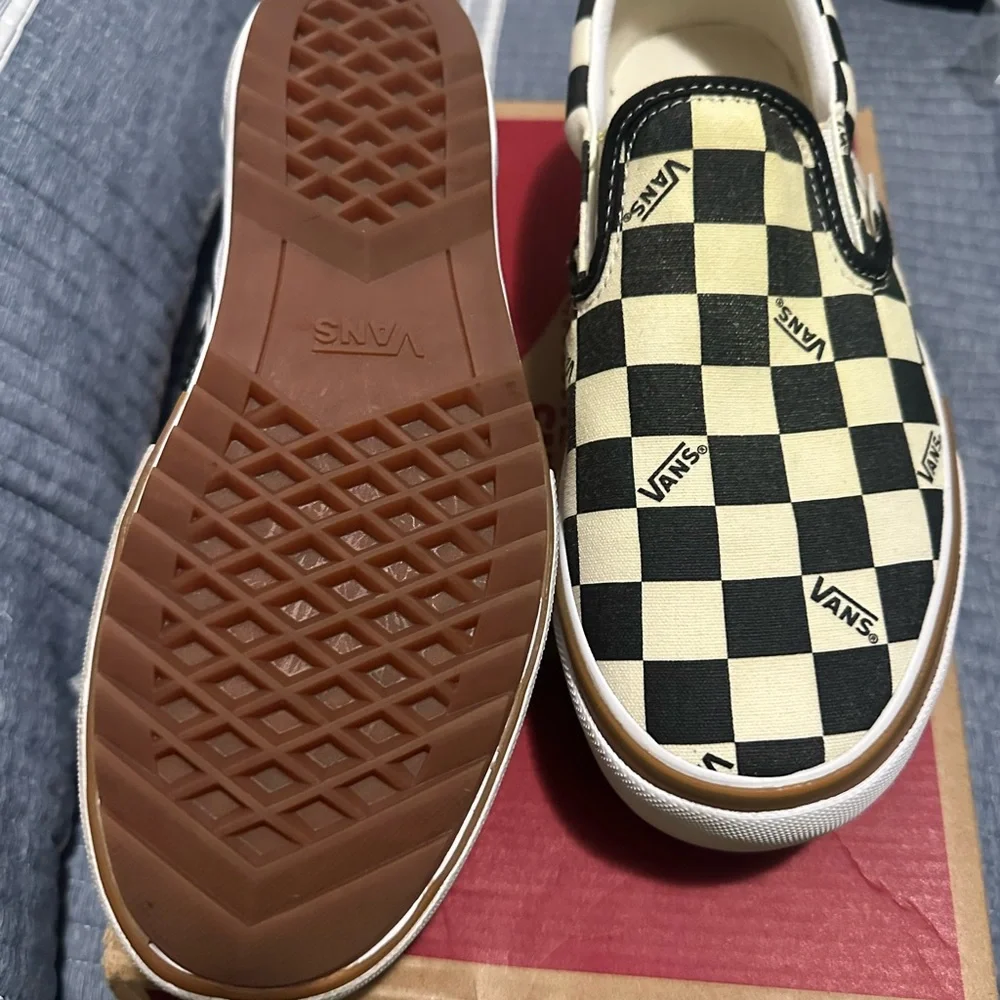 Classic Slip-On Checkerboard - Black/Cream